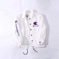 日版champion冠軍長(zhǎng)袖開衫外套女秋裝刺繡棒球服男情侶款?yuàn)A克上衣