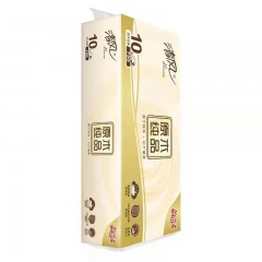 清風無芯卷紙原木10卷30卷實心衛(wèi)生紙批發(fā)家用卷筒紙家用廁紙紙巾