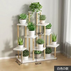 花架子室內(nèi)家用落地式簡約陽臺(tái)置物架多層綠蘿多肉植物輕奢花盆架